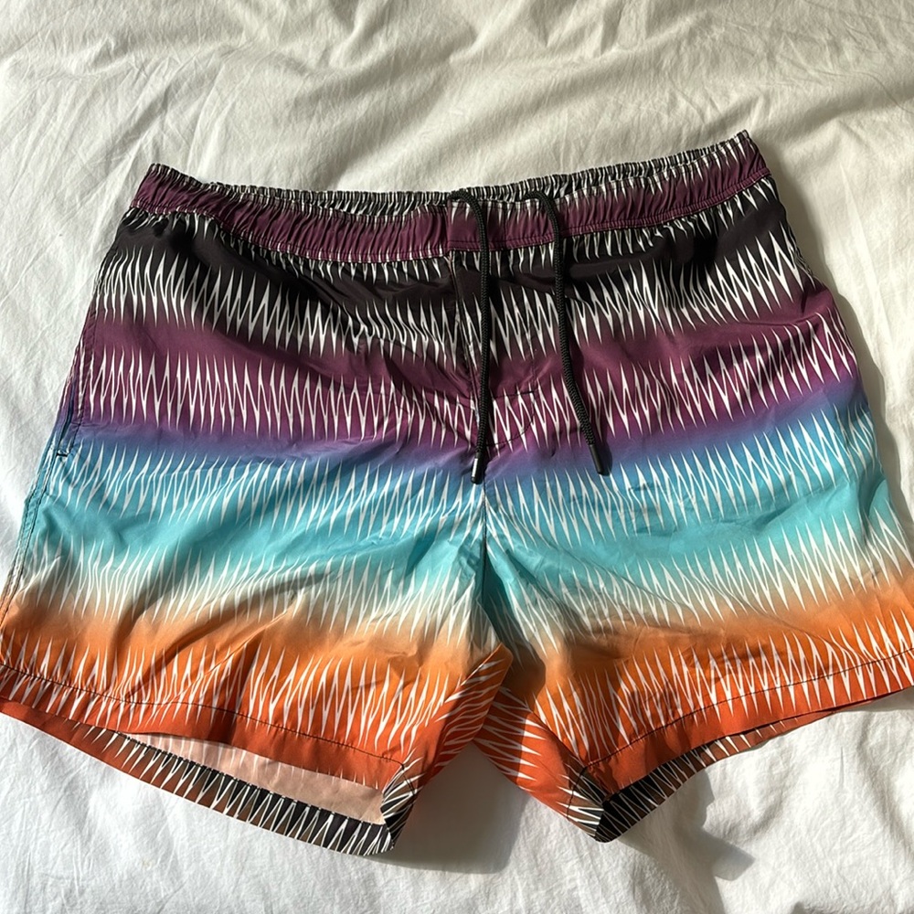 Missoni Multicolor Zigzag Swim Shorts